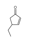 4-ethyl-2-cyclopenten-1-one Structure