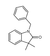 1-benzyl-3,3-dimethyl-1,3-dihydro-indol-2-one Structure