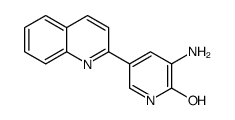 3-amino-5-quinolin-2-yl-1H-pyridin-2-one Structure