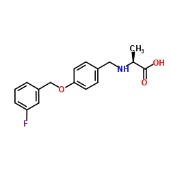 N-{4-[(3-Fluorobenzyl)oxy]benzyl}-L-alanine图片