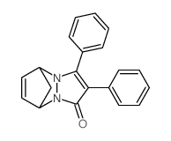 2,3-diphenyl-5,8-dihydro-1h-5,8-methanopyrazolo[1,2-a]pyridazin-1-one结构式