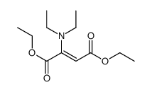 diethyl 2-(diethylamino)but-2-enedioate Structure