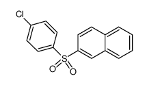 β-naphthyl p-chlorophenyl sulphone结构式