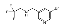 N-((5-bromopyridin-3-yl)methyl)-2,2,2-trifluoroethanamine Structure