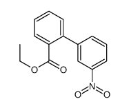 Ethyl 3'-nitro-2-biphenylcarboxylate结构式