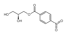 (S)-1-(4-Nitrobenzoyloxy)-2,3-propanediol结构式