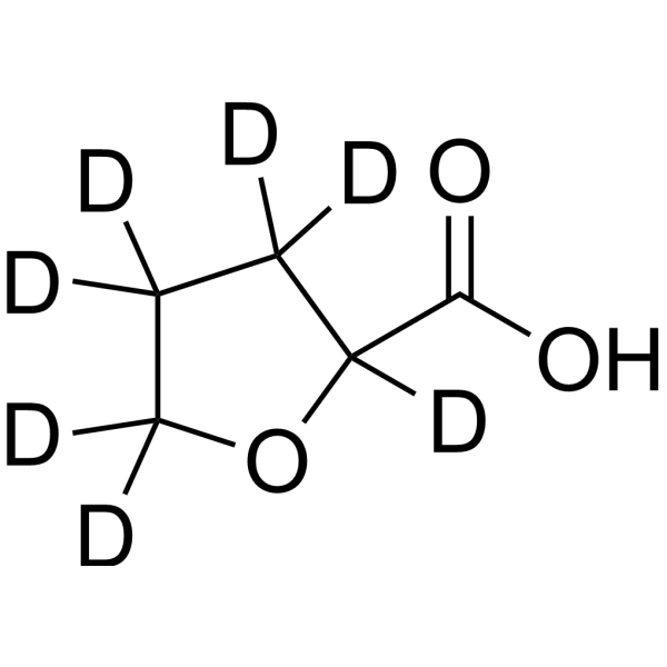 Tetrahydrofuran-2-carboxylic acid-d7 Structure