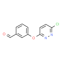 3-[(6-Chloropyridazin-3-yl)oxy]benzaldehyde结构式