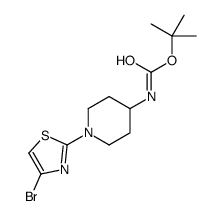 tert-Butyl (1-(4-bromothiazol-2-yl)piperidin-4-yl)carbamate picture