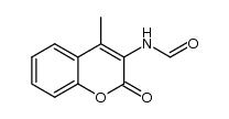 N-(4-methyl-2-oxo-2H-chromen-3-yl)formamide结构式