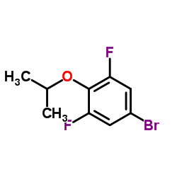 5-Bromo-1,3-difluoro-2-isopropoxybenzene Structure