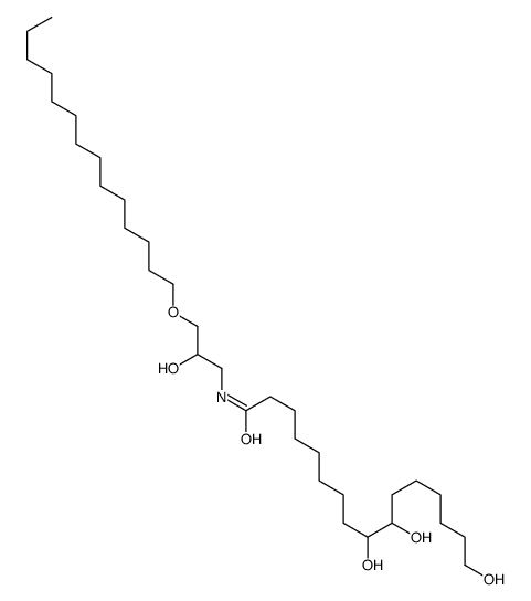 Hexadecanamide, 9,10,16-trihydroxy-N-2-hydroxy-3-(tetradecyloxy)propyl- picture