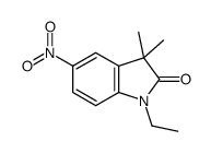 1-ethyl-3,3-dimethyl-5-nitroindol-2-one图片