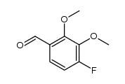 2,3-dimethoxy-4-fluorobenzaldehyde结构式