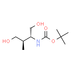 Carbamic acid, [(1R,2R)-3-hydroxy-1-(hydroxymethyl)-2-methylpropyl]-, 1,1- Structure