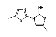 5,5'-dimethyl-2'-imino-[2,3'-bithiazolyl] Structure