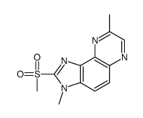 3,8-dimethyl-2-methylsulfonylimidazo[4,5-f]quinoxaline Structure