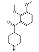 (2,3-dimethoxyphenyl)(piperidin-4-yl)methanone Structure