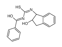 N-[[(1R,2R)-2-hydroxy-2,3-dihydro-1H-inden-1-yl]carbamothioyl]benzamide Structure