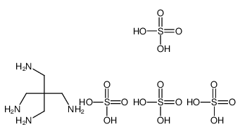 2,2-bis(aminomethyl)propane-1,3-diamine,sulfuric acid Structure