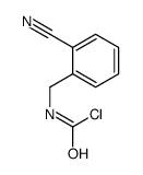 N-[(2-cyanophenyl)methyl]carbamoyl chloride Structure