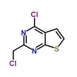 4-Chloro-2-(chloromethyl)thieno[2,3-d]pyrimidine Structure