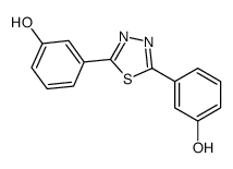 3-[5-(3-hydroxyphenyl)-1,3,4-thiadiazol-2-yl]phenol Structure