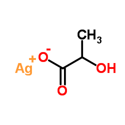 Silver, [2-(hydroxy-kO)propanoato-kO]- structure