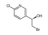 (R)-α-Bromomethyl-3-(6-chloropyridine)methanol结构式