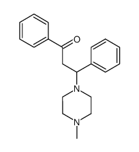 3-(4-methyl-piperazin-1-yl)-1,3-diphenyl-propan-1-one Structure