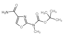 TERT-BUTYL (4-CARBAMOYLOXAZOL-2-YL)METHYLCARBAMATE picture