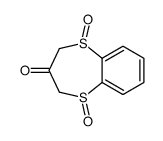 (1R,5R)-1,5-dioxo-1λ4,5λ4-benzodithiepin-3-one结构式