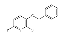 3-苄氧基-2-氯-6-碘吡啶结构式