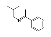 2-Methyl-N-[(E)-1-phenylethylidene]-1-propanamine Structure