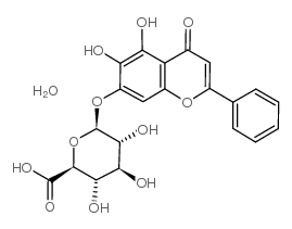 baicalin hydrate Structure