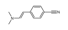 ω-Dimethylamino-4-cyan-styrol结构式