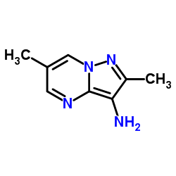 2,6-Dimethylpyrazolo[1,5-a]pyrimidin-3-amine Structure