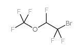 2-溴-1,2,2-三氟乙基三氟甲醚结构式