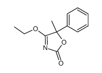 2(5H)-Oxazolone,4-ethoxy-5-methyl-5-phenyl-(9CI) Structure