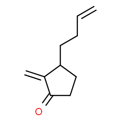 Cyclopentanone, 3-(3-butenyl)-2-methylene- (9CI) structure