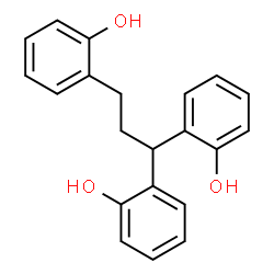 (1-propanyl-3-ylidene)triphenol structure