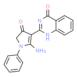 2-(2-amino-4-oxo-1-phenyl-4,5-dihydro-1H-pyrrol-3-yl)-4(3H)-quinazolinone picture