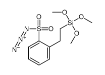 2-(TRIMETHOXYSILYL)ETHYLPHENYLSULFONYL AZIDE结构式