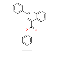 4-tert-butylphenyl 2-phenyl-4-quinolinecarboxylate picture