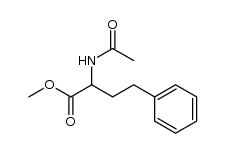 (+/-)-N-acetylhomophenylalanine methyl ester Structure