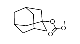 1-adamantyl methyl carbonate Structure