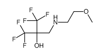 1,1,1,3,3,3-hexafluoro-2-[(2-methoxyethylamino)methyl]propan-2-ol Structure