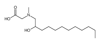 2-[2-hydroxydodecyl(methyl)amino]acetic acid Structure