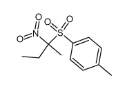 α-Nitro-sec.-butyl-p-tolylsulfon结构式