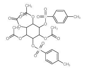 [3,4,5-triacetyloxy-2,6-bis-(4-methylphenyl)sulfonyloxy-cyclohexyl] acetate结构式